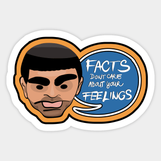 Ben Shapiro: Facts Don't Care About Your Feelings - Black Sticker